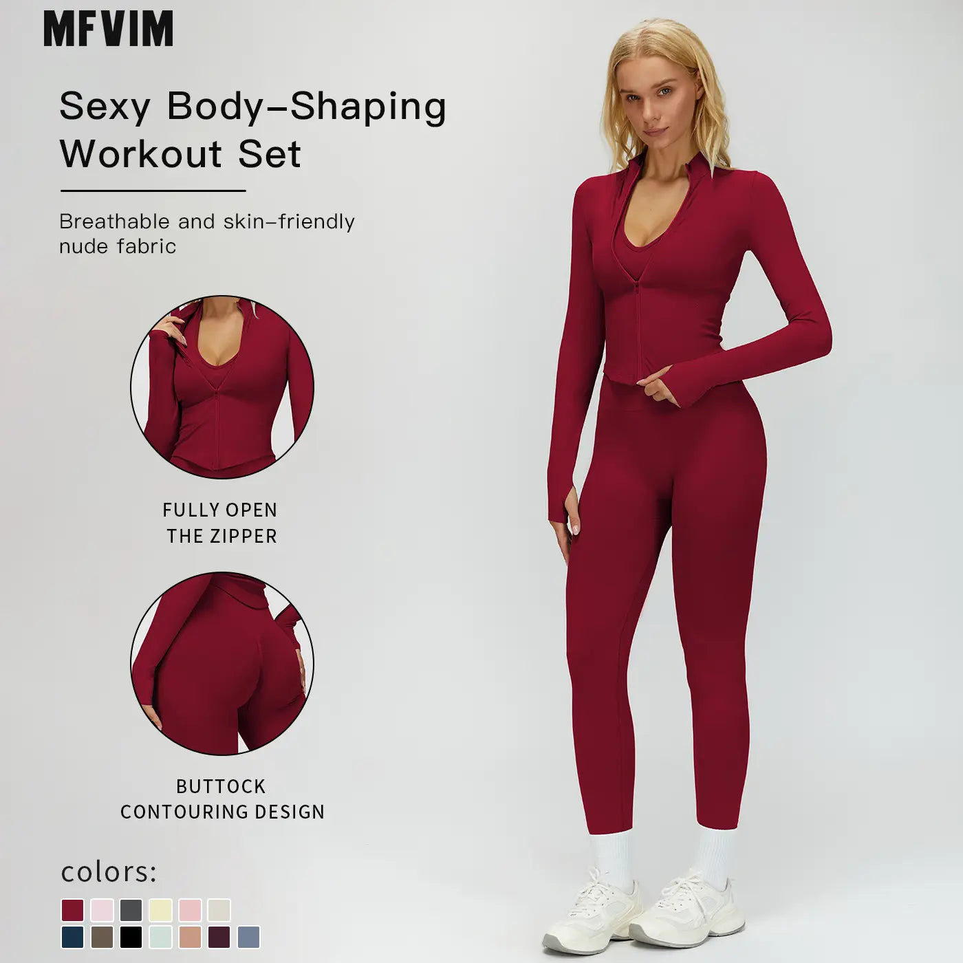 MFVIM Women'S Sporty Set, Casual Two-Piece Tracksuit Matching Set, Comfortable Athletic Wear, Ideal for Gym & Daily Activities Springstatements