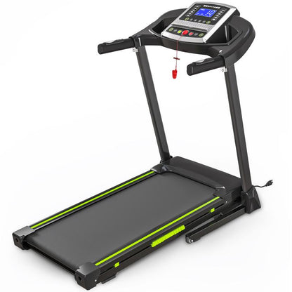 【New Arrival】Folding Treadmills with 41.37"*16.55" Running Beltd, 3.5HP Quiet Walking Pad Treadmill, 0.5-7.5Mph/1-12Kmh,330 Lbs Weight Capacity Four LED Screen Displayincline Treadmill with Handle for Home and Office,