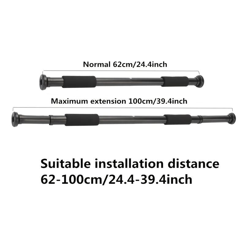 Adjustable Door Frame-Mounted Pull-Up Bars, Indoor Wall-Mounted Bar Fitness Equipment, No Drilling Required, Perfect for Strength Training and Bodyweight Workouts, the Perfect Gift for Halloween, Thanksgiving, Black Friday or Birthday