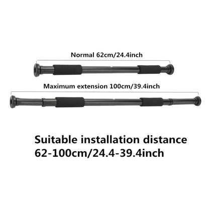 Adjustable Door Frame-Mounted Pull-Up Bars, Indoor Wall-Mounted Bar Fitness Equipment, No Drilling Required, Perfect for Strength Training and Bodyweight Workouts, the Perfect Gift for Halloween, Thanksgiving, Black Friday or Birthday