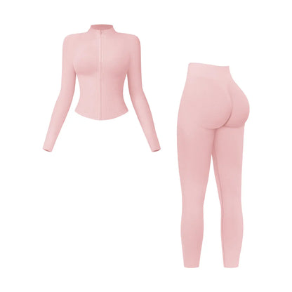 MFVIM Women'S Sporty Set, Casual Two-Piece Tracksuit Matching Set, Comfortable Athletic Wear, Ideal for Gym & Daily Activities Springstatements