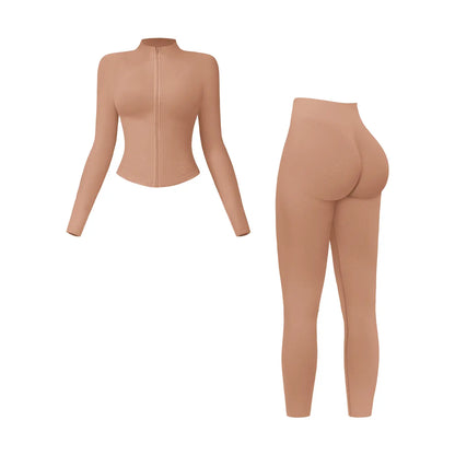 MFVIM Women'S Sporty Set, Casual Two-Piece Tracksuit Matching Set, Comfortable Athletic Wear, Ideal for Gym & Daily Activities Springstatements
