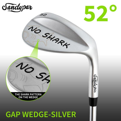 WUDAY Matte Low CG Golf Sand Wedge Loft 52°/56°/60° Laser NO-SHARK Logo CNC Milled Lob Wedge with S.S 431 Stepped Steel Shaft & Anti-Slip Grip Tour Satin Wedge Right Hand