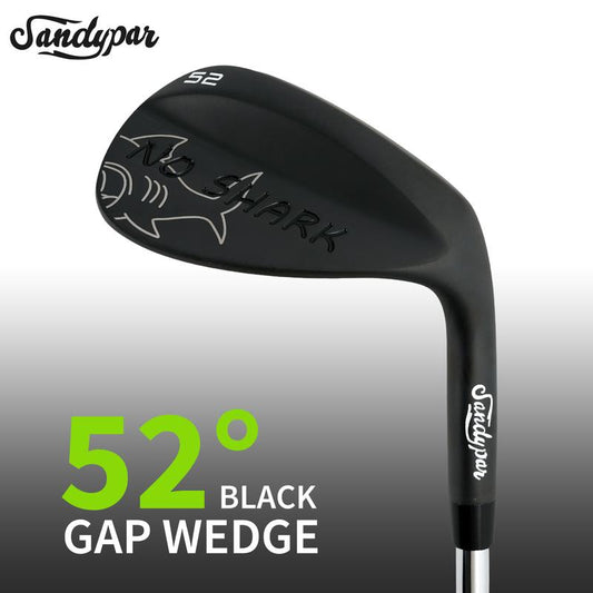 WUDAY Matte Low CG Golf Sand Wedge Loft 52°/56°/60° Laser NO-SHARK Logo CNC Milled Lob Wedge with S.S 431 Stepped Steel Shaft & Anti-Slip Grip Tour Satin Wedge Right Hand
